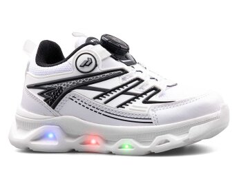 Promax 2120 Patik Anrk Işıklı - 02 Beyaz/Siyah - Promax