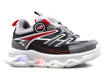 Promax 2120 Patik Anrk Işıklı - 03 Füme/Siyah/Kırmızı - Promax