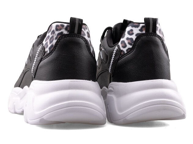 Queen Step 1001 Zenne Cilt - 9 Siyah/Leopar/Beyaz/T - 3