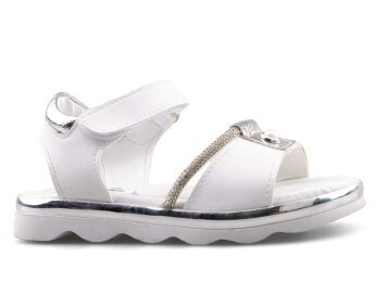 Richy 011 Filet Sandalet - Gümüş - Richy