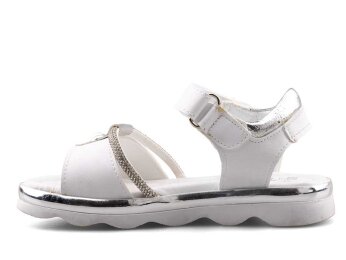 Richy 011 Filet Sandalet - Gümüş - Richy