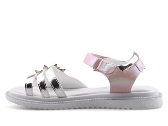 Richy 011 Filet Sandalet - Pudra Parlak - Richy