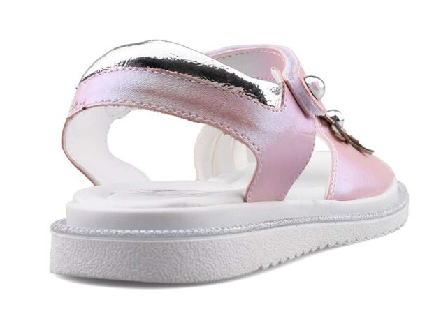 Richy 011 Filet Sandalet - Pudra Parlak - 3