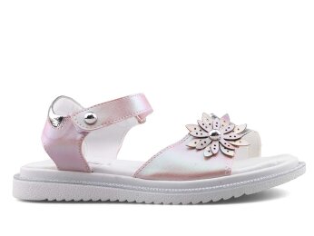 Richy 011 Filet Sandalet - Pudra Parlak - Richy