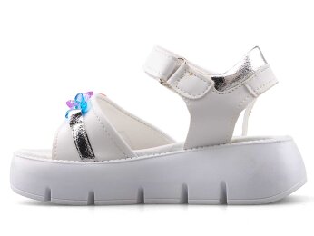 Ricky Kids 016 Patik Sandalet - Beyaz - 2