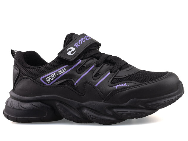 Rodex 08 Patik Anrk - Siyah/Lila - 1