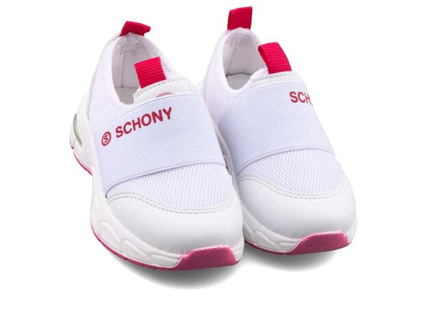 Schony 008 Bebe Anrk Işıklı - Beyaz/Fuşya - 2