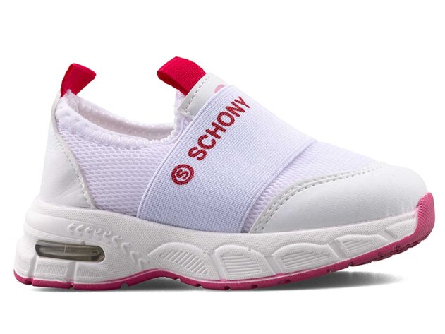 Schony 008 Bebe Anrk Işıklı - Beyaz/Fuşya - 1