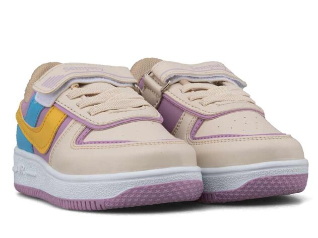 Sempaty 001 Patik Cilt - Bej/Lila - 2