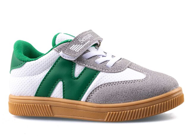 Sempaty 006 Patik Cilt - Beyaz/Yeşil - 1