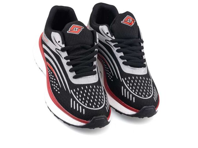 Solazer 033 Merdane Triko - Siyah/Kırmızı - 2