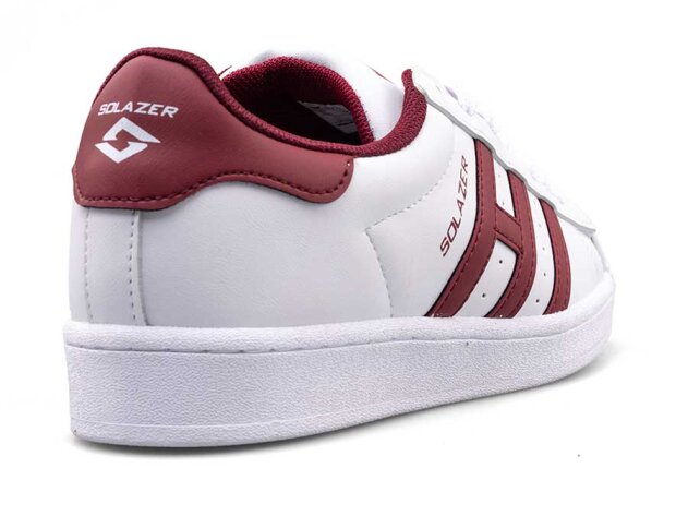 Solazer 059 Garson Cilt - Beyaz/Bordo - 3
