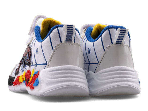 Spider 836 Patik Cilt Işıklı - Beyaz/Saks - 3