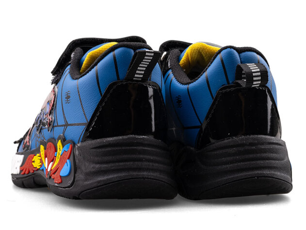 Spider 836 Patik Cilt Işıklı - Saks/Siyah - 3