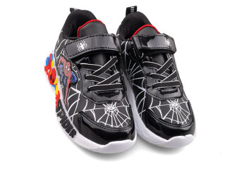 Spider 836 Patik Cilt Işıklı - Siyah/Beyaz - Spider