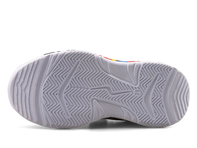 Spider 836 Patik Cilt Işıklı - Siyah/Beyaz - 4