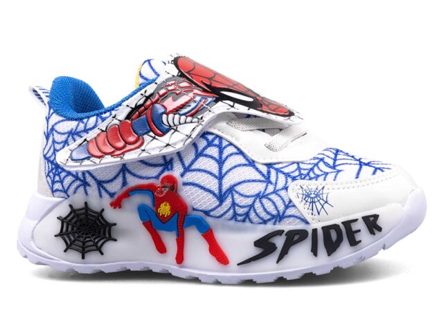 Spider 838 Patik Anrk (Özel 26/33) - Beyaz/Saks - 1