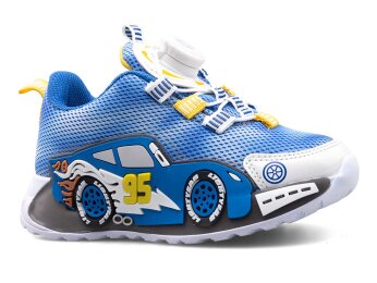 Spider 839 Patik Anrk (Özel 26/33) - Saks/Beyaz - Spider