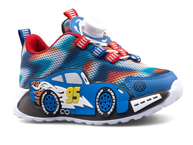 Spider 839 Patik Anrk (Özel 26/33) - Saks/Kırmızı - 1