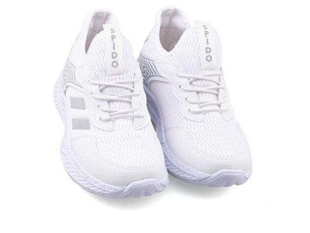 Spido 014 Filet Triko - Beyaz/Gümüş - 2