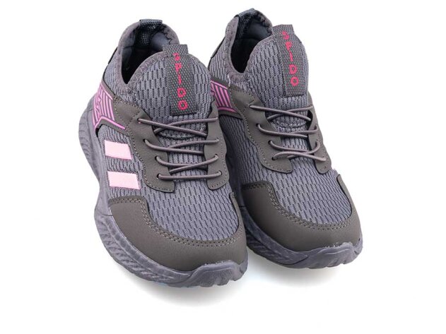 Spido 014 Patik Triko - Füme/Pembe - 2