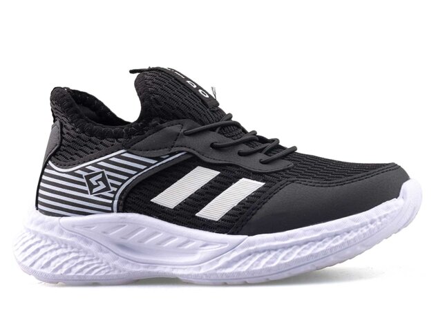 Spido 014 Patik Triko - Siyah/Beyaz - 1