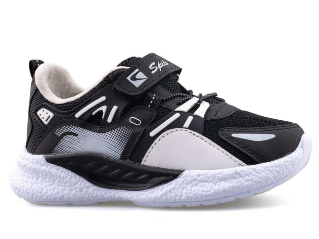 Spido 015 Patik Anrk - Siyah/Beyaz - 1