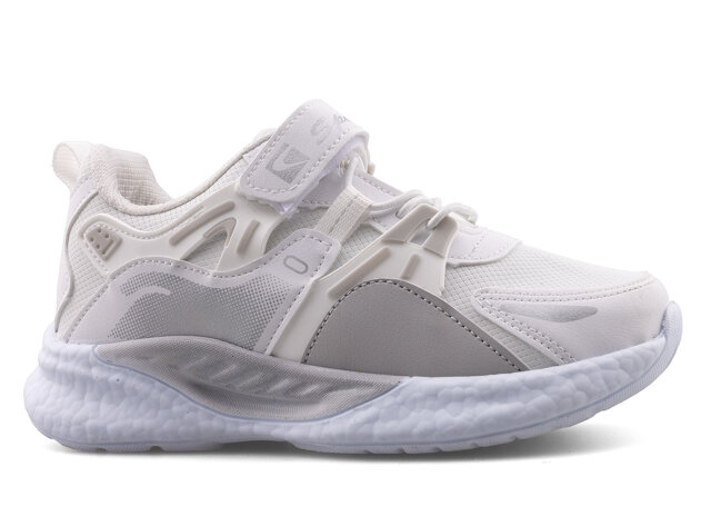 Spido 015 Patik Cilt - Beyaz/Gümüş - 1