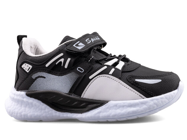 Spido 015 Patik Cilt - Siyah/Beyaz - 1