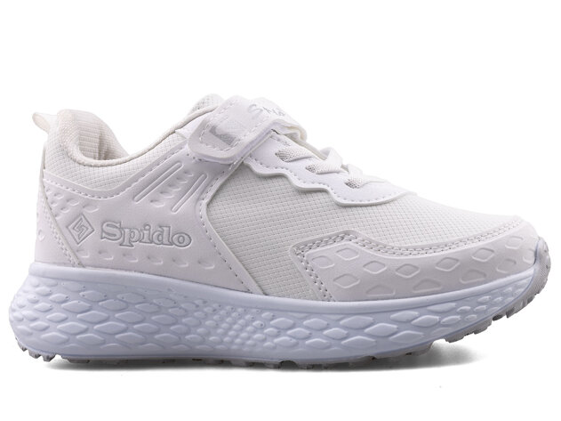 Spido 016 Patik Cilt - Beyaz/Gümüş - 1