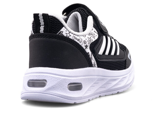 Spido 017 Patik Anrk Işıklı - Siyah/Beyaz - 3