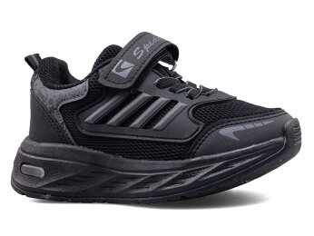 Spido 017 Patik Anrk Işıklı - Siyah/Füme - 1