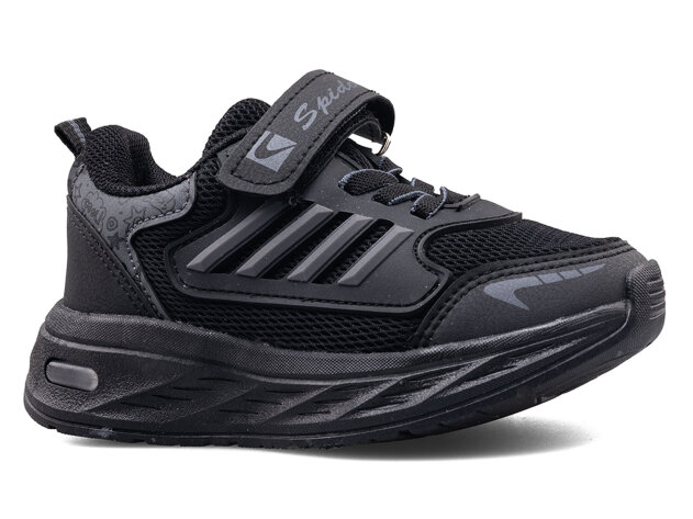 Spido 017 Patik Anrk Işıklı - Siyah/Füme - 1