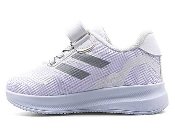 Spido 018 Patik Triko Işıklı - Beyaz/Gümüş - 2