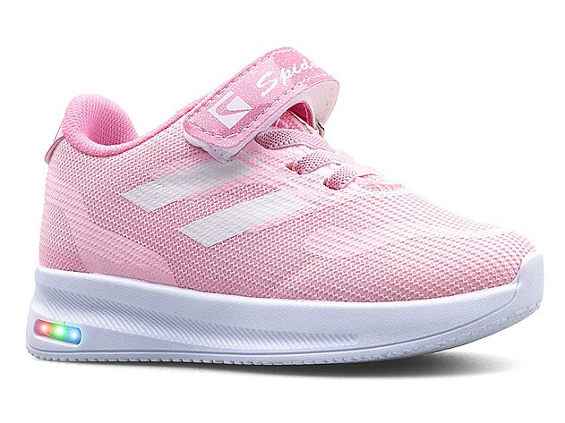 Spido 018 Patik Triko Işıklı - Pembe/Beyaz - 1