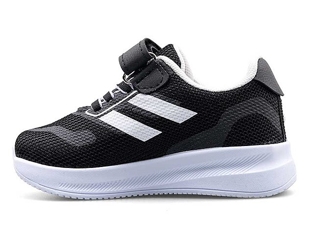 Spido 018 Patik Triko Işıklı - Siyah/Beyaz - 2