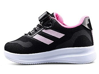 Spido 018 Patik Triko Işıklı - Siyah/Pembe - Spido