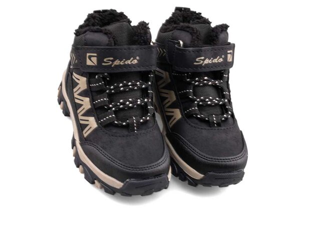 Spido 07 Patik Bot - Siyah/Kum - 2