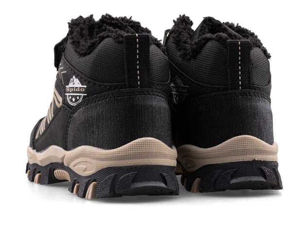 Spido 07 Patik Bot - Siyah/Kum - 3