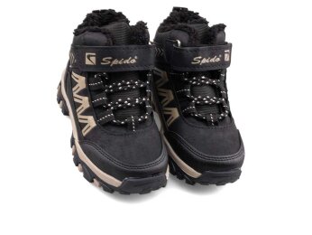 Spido 07 Patik Bot - Siyah/Kum - Spido