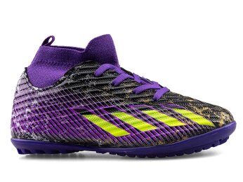 Sportaç 102 Filet Halısaha Çoraplı - Rugan/Siyah/Mor Sarı - Sportaç