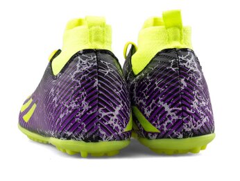 Sportaç 102 Filet Halısaha Çoraplı - Siyah/Sarı/Mor - 3