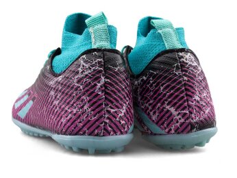 Sportaç 102 Filet Halısaha Çoraplı - Siyah/Su Yeşili/Fuşya - 3