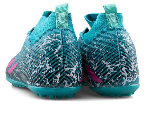 Sportaç 102 Filet Halısaha Çoraplı - Turkuaz/Fuşya/Siyah - 3