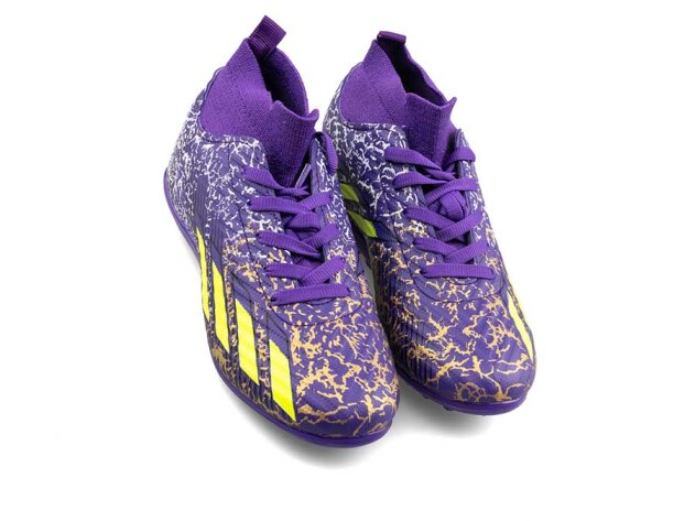 Sportaç 102 Garson Halısaha Çoraplı - Mor/Sarı - 2