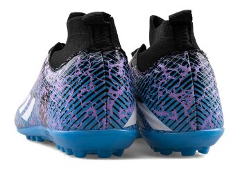 Sportaç 102 Garson Halısaha Çoraplı - Rugan/Siyah/Beyaz/Mavi - 3