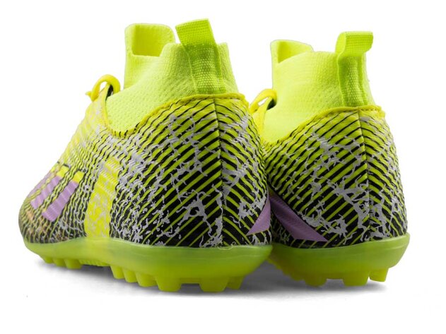 Sportaç 102 Garson Halısaha Çoraplı - Sarı/Lila/Siyah - 3