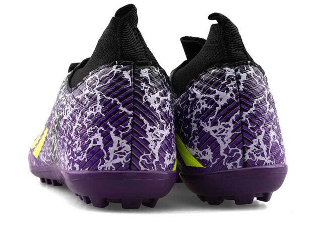 Sportaç 102 Garson Halısaha Çoraplı - Siyah/Sarı/Mor - 3