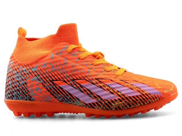 Sportaç 102 Garson Halısaha Çoraplı - Turuncu/Lila/Siyah - 1