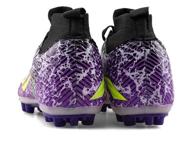 Sportaç 102 Garson Krampon Çoraplı - Rugan/Siyah/Mor Sarı - 3